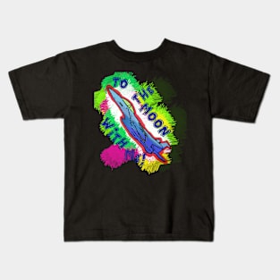 Fly to the moon Kids T-Shirt